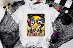 The Lovers Tarot Card Skeletons Clipart Bundle 1 - CraftNest - Digital Crafting and Art