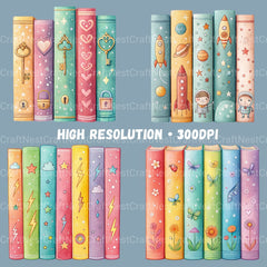 Kids Book Borders Clipart Bundle - CraftNest - Digital Crafting and Art