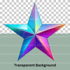 Shiny Stars Clipart Bundle - CraftNest - Digital Crafting and Art