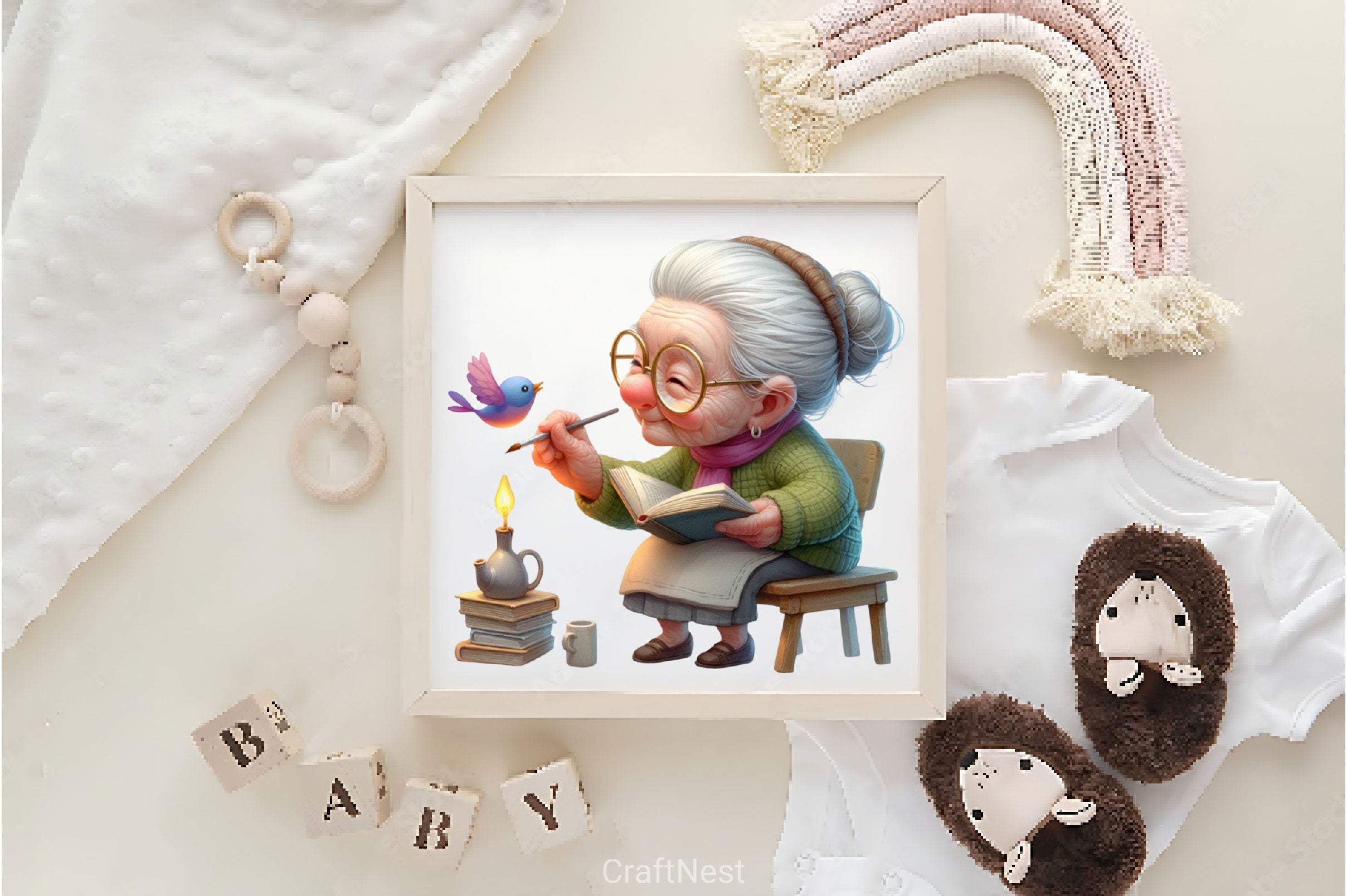Funny Old Ladies Clipart Bundle 2 - CraftNest - Digital Crafting and Art