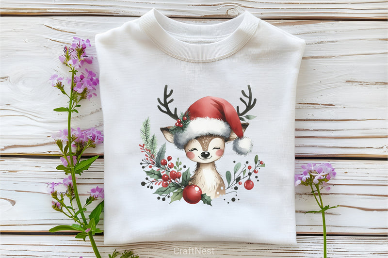 Christmas Reindeer Clipart Bundle 9 - CraftNest - Digital Crafting and Art