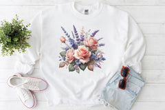 Roses & Lavender Clipart Bundle - CraftNest - Digital Crafting and Art