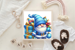 Blue Santa Clipart Bundle - CraftNest - Digital Crafting and Art