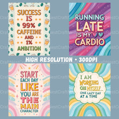 Positive Affirmations Clipart Bundle - CraftNest - Digital Crafting and Art