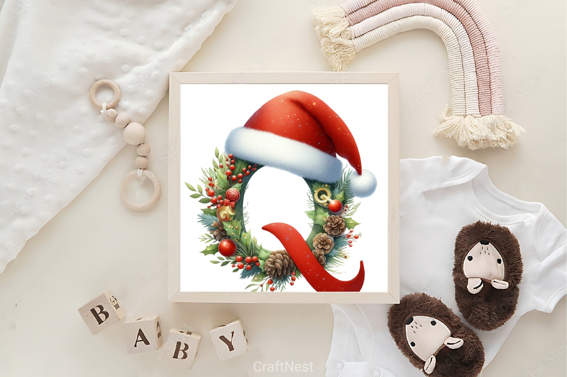 Christmas Alphabet Clipart Bundle 1 - CraftNest - Digital Crafting and Art