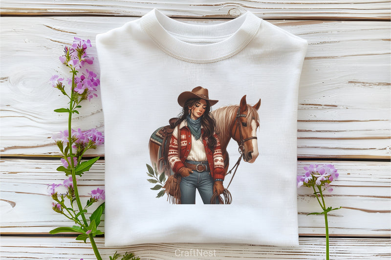 Country Girl Clipart Bundle - CraftNest - Digital Crafting and Art