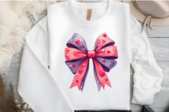 Watercolour Hot Pink Bows Clipart Bundle - CraftNest - Digital Crafting and Art