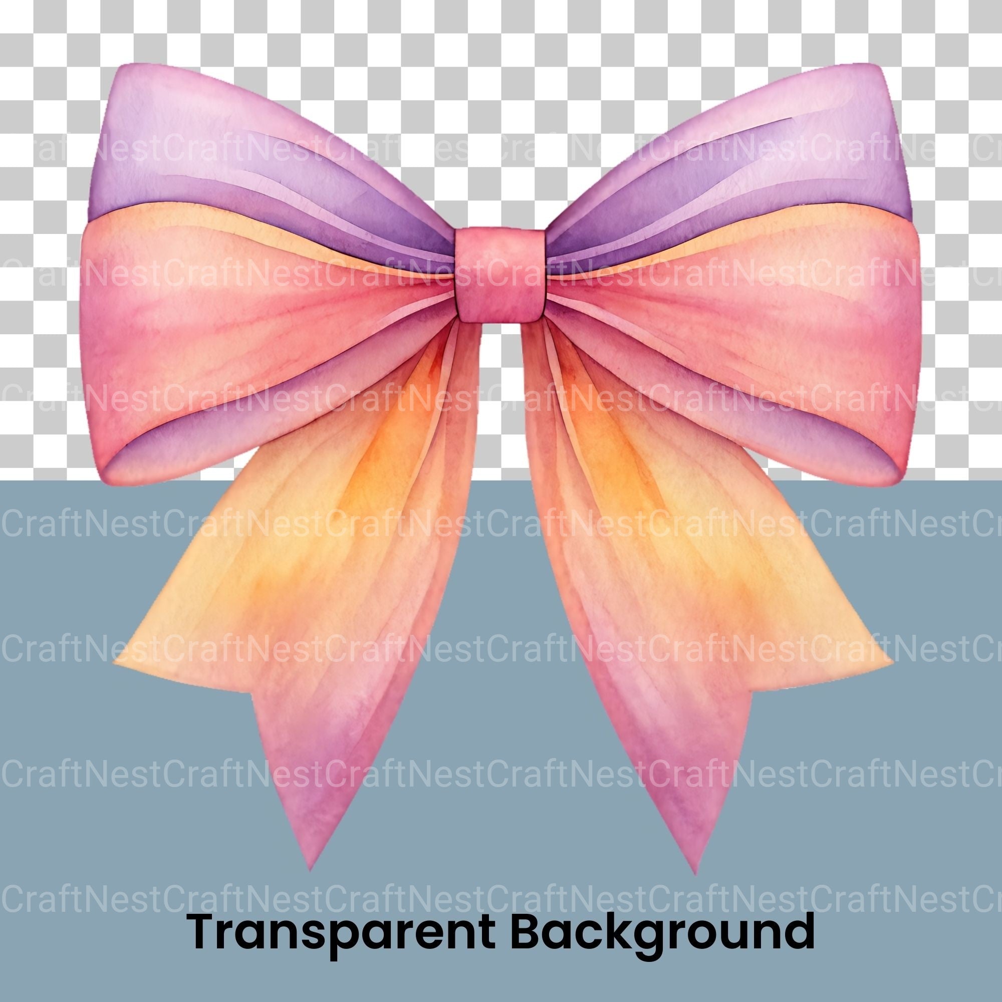 Pastel Bows Clipart Bundle - CraftNest - Digital Crafting and Art