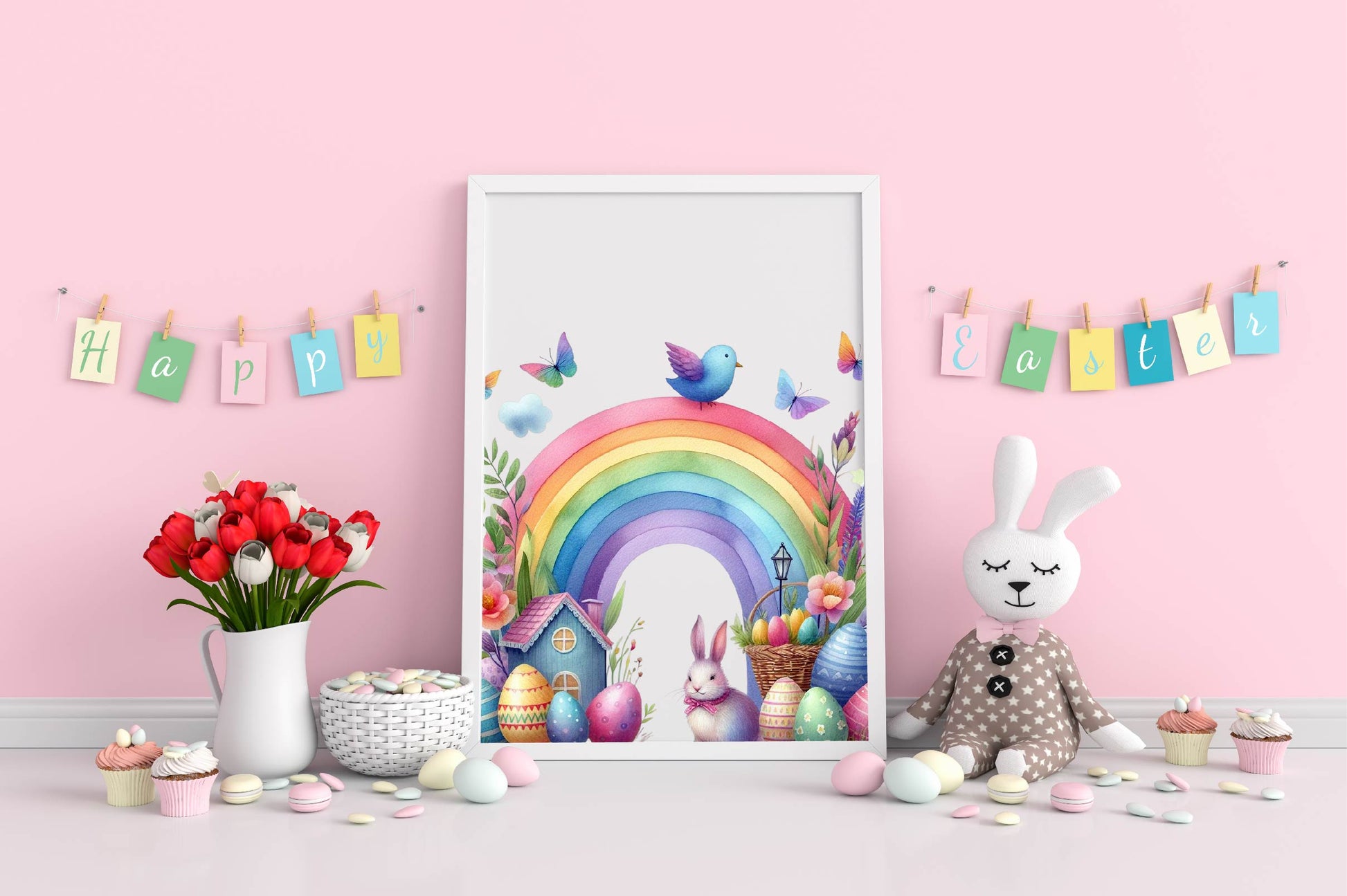 Easter Rainbow Clipart Bundle - CraftNest - Digital Crafting and Art