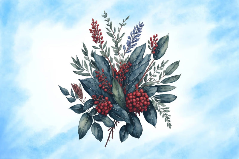 Christmas Wreath Clipart Bundle - CraftNest - Digital Crafting and Art