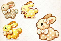 Easter Bunny Biscuit Clipart Bundle - CraftNest - Digital Crafting and Art
