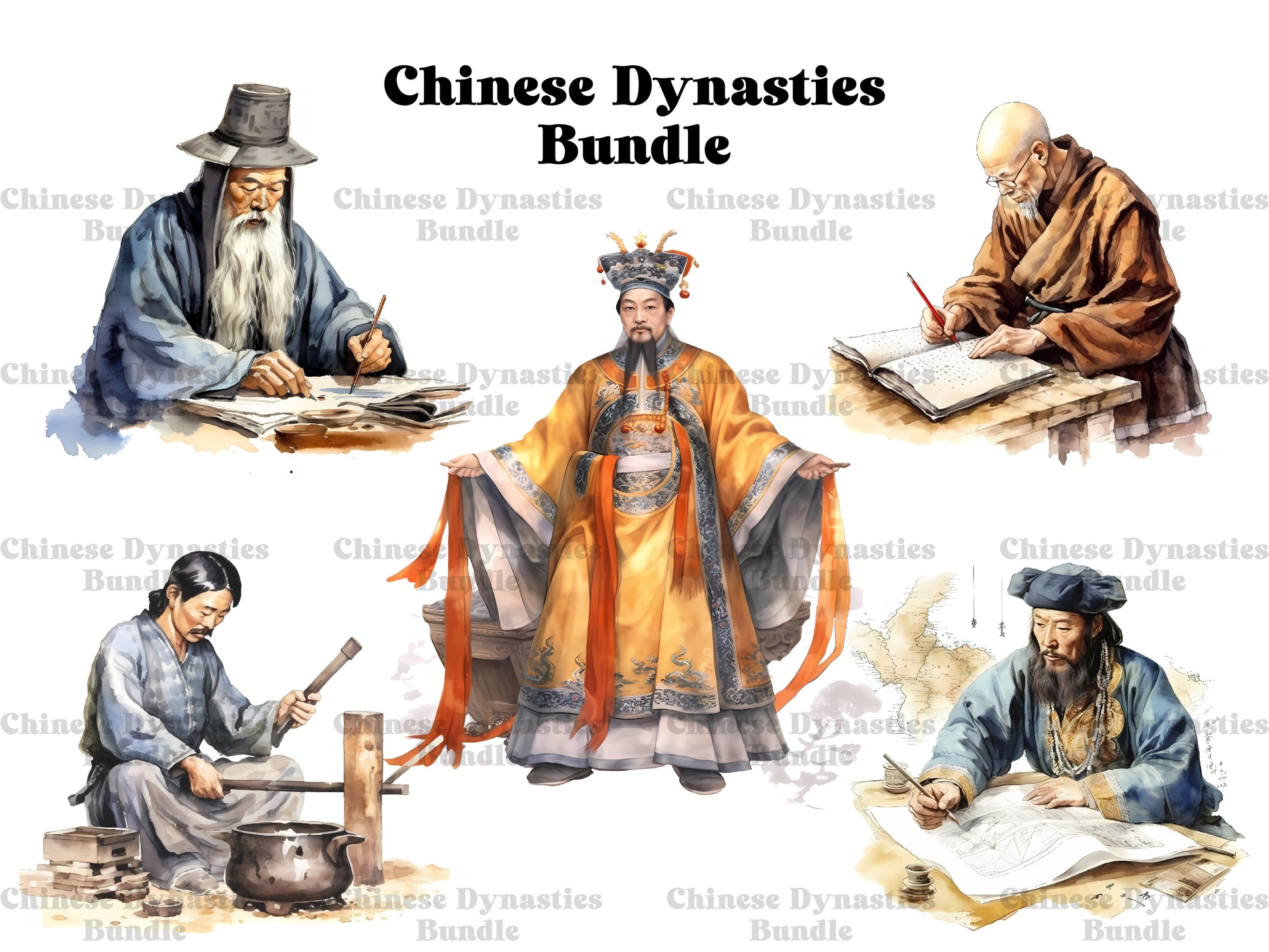 Chinese Dynasties Clipart - CraftNest