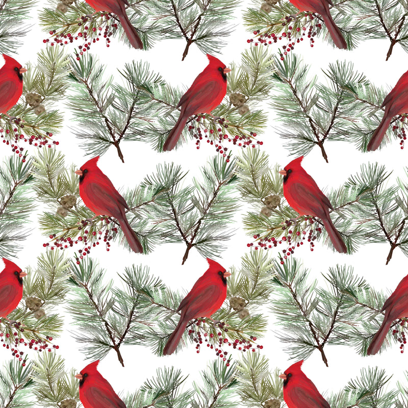 Cardinal Seamless Digital Paper - CraftNest - Digital Crafting and Art