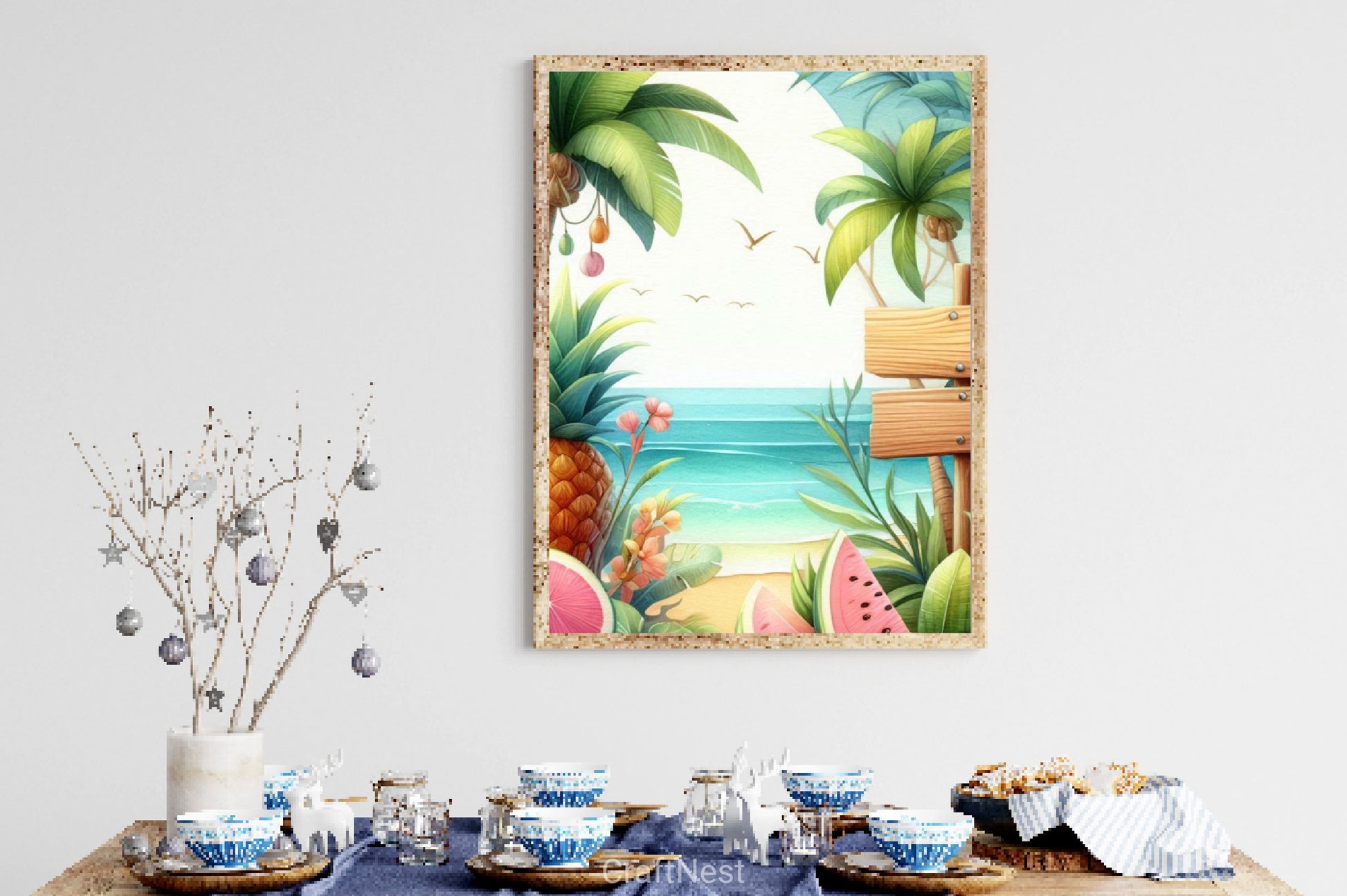 Summer Empty Wooden Signs Clipart Bundle - CraftNest - Digital Crafting and Art