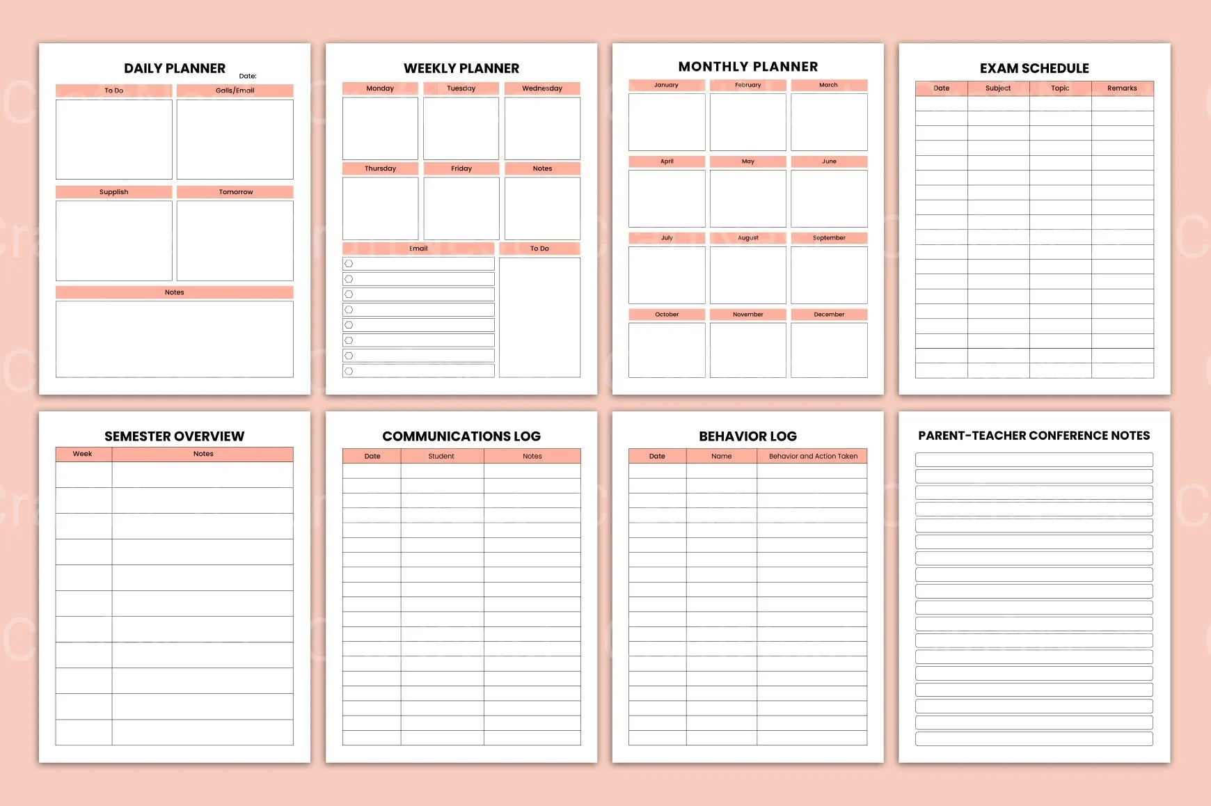 Teacher Management Binder for Effective Classroom Organization - CraftNest - Digital Crafting and Art