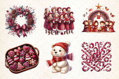 Whimsical Christmas Clipart Bundle - CraftNest - Digital Crafting and Art
