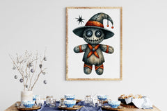Halloween Gothic Voodoo Doll Clipart Bundle 3 - CraftNest - Digital Crafting and Art
