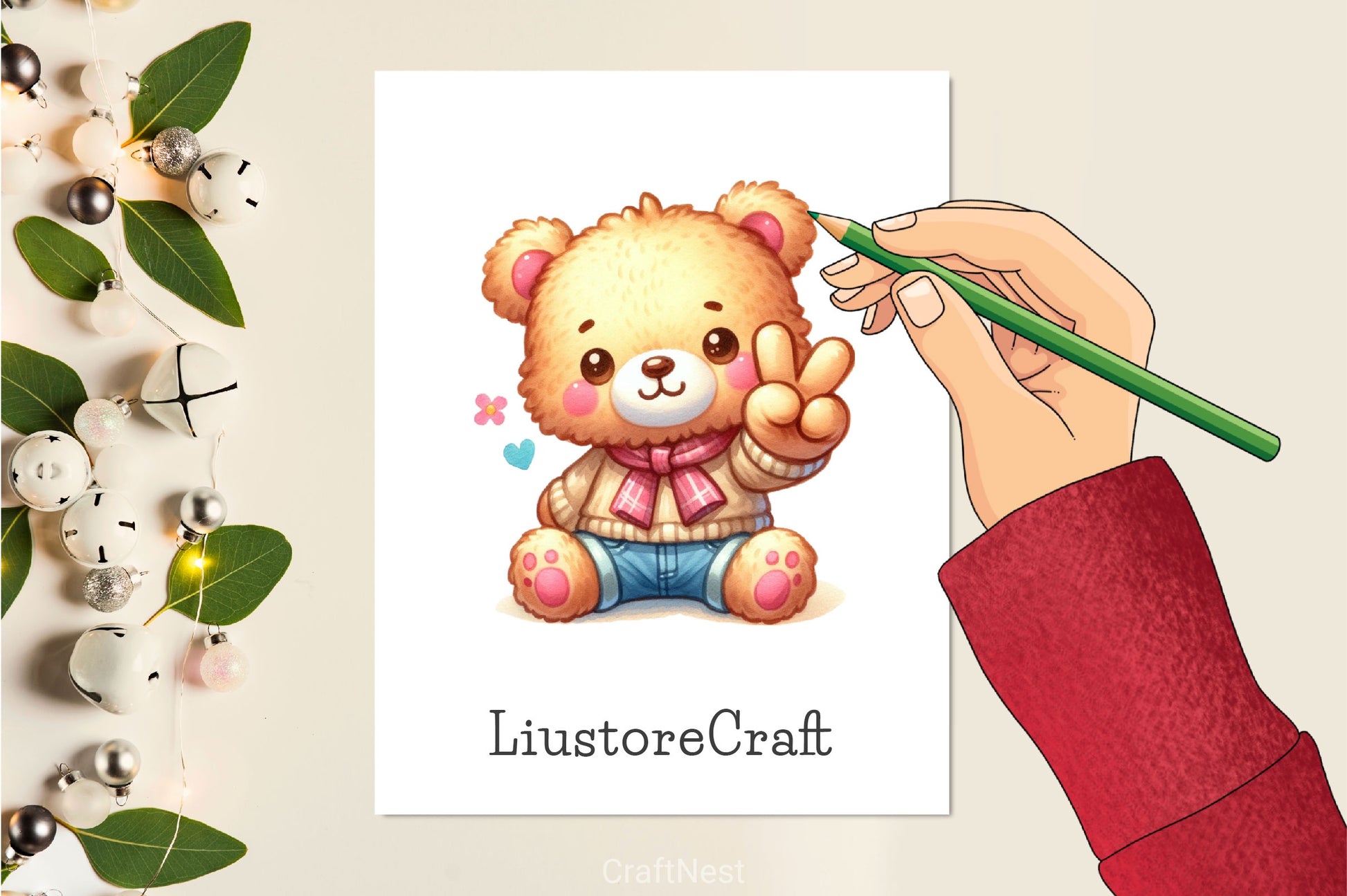 Cute Animals Giving Peace Sign Clipart Bundle - CraftNest - Digital Crafting and Art