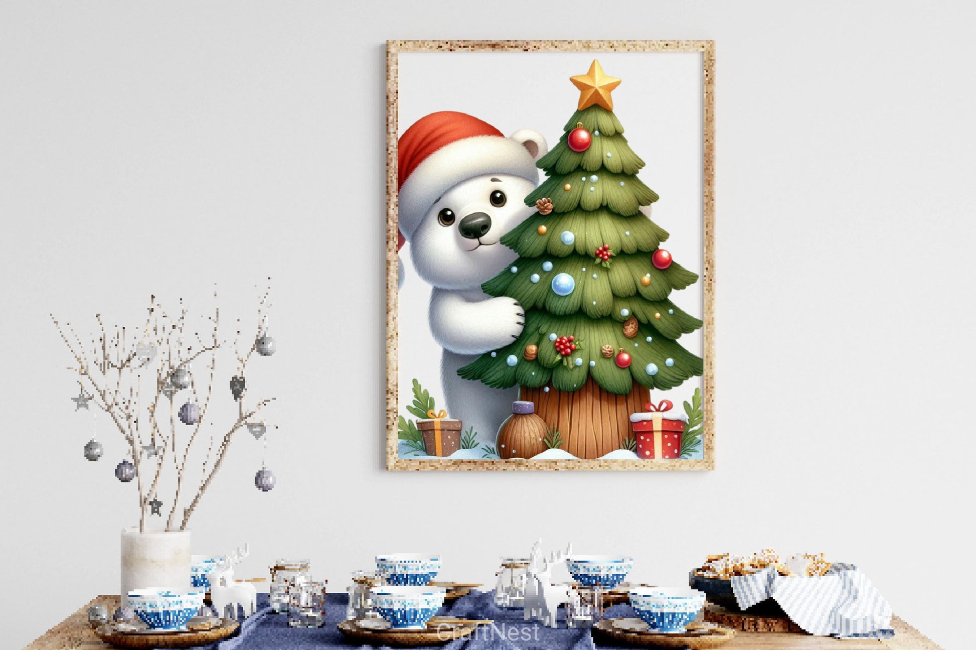 Christmas Polar Bear Clipart Bundle 7 - CraftNest - Digital Crafting and Art