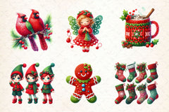 Crochet Christmas Clipart Bundle 3 - CraftNest - Digital Crafting and Art