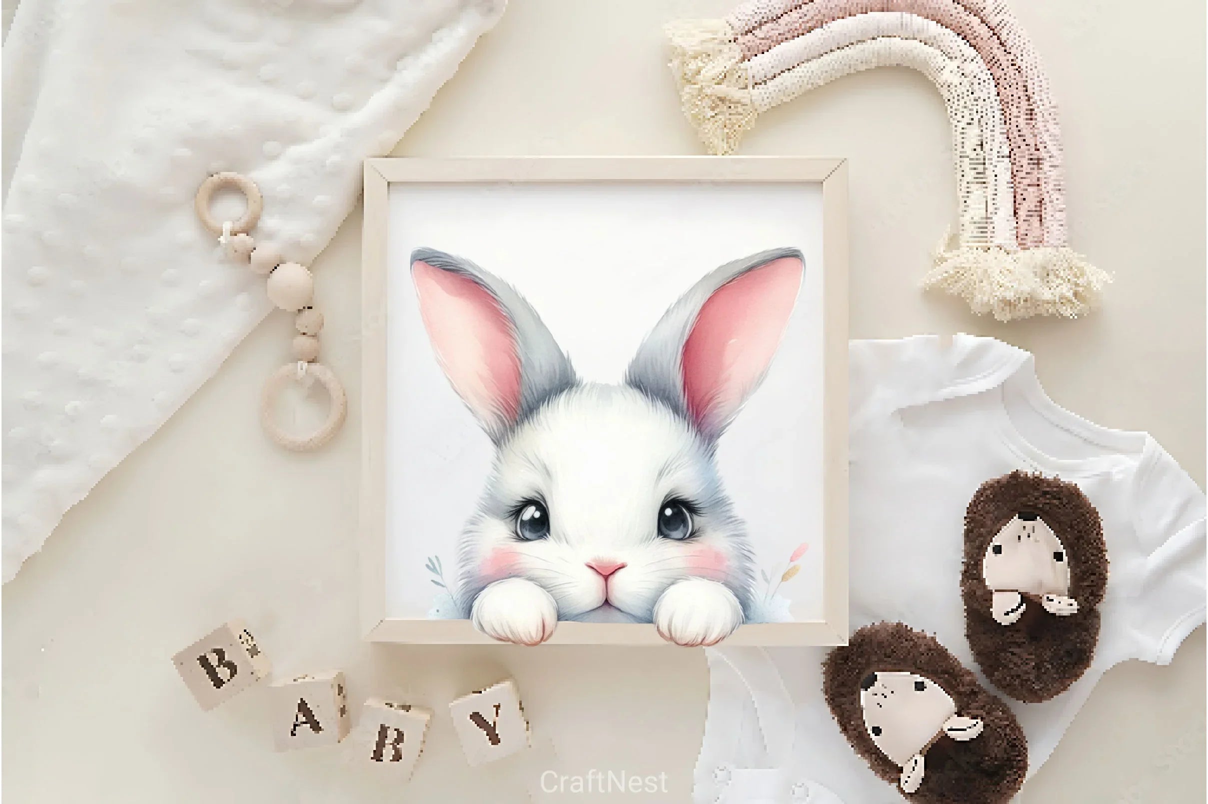 Easter Peeking Out Clipart Bundle 2 - CraftNest - Digital Crafting and Art