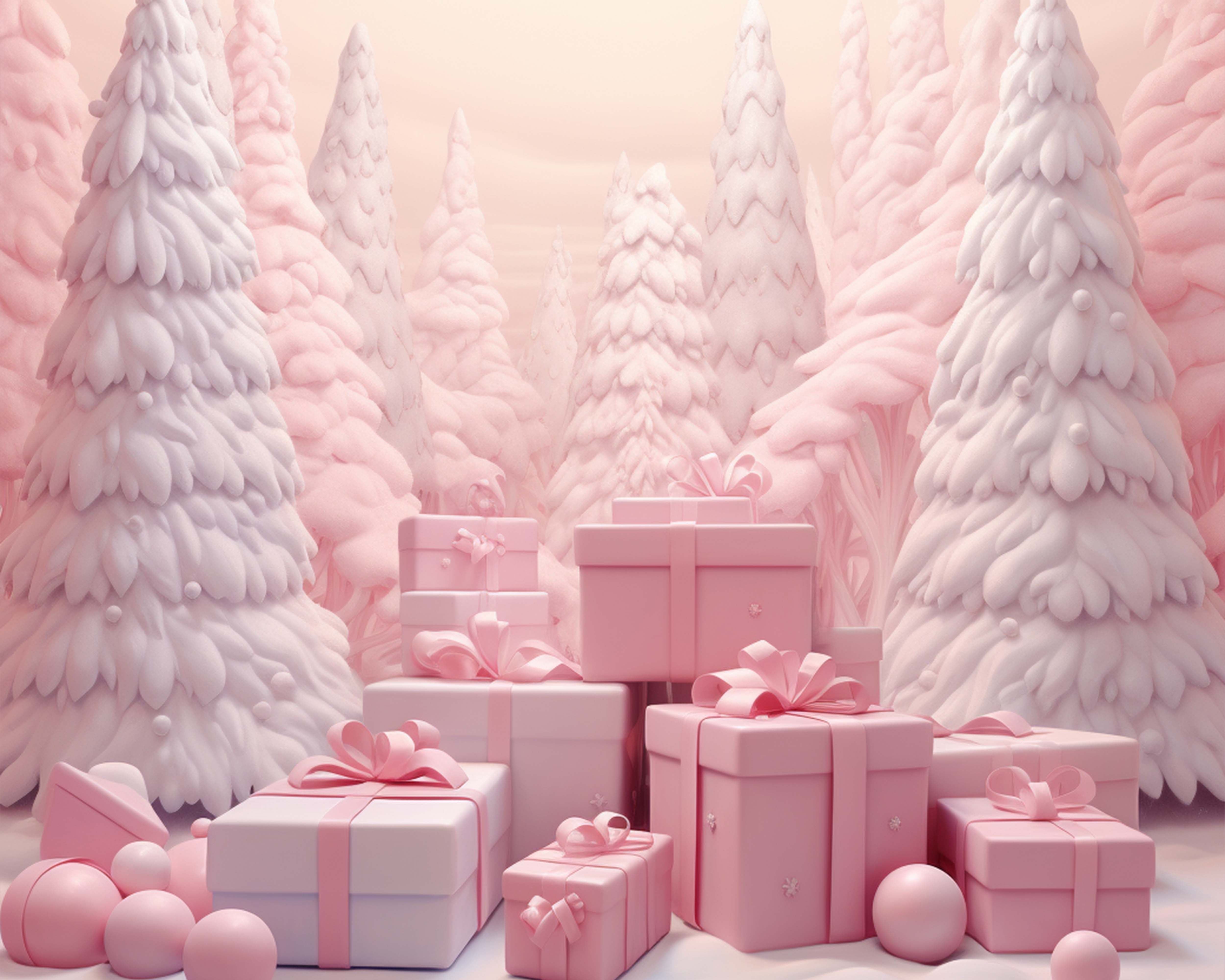 Pink Christmas Backdrop Texture Paper - CraftNest - Digital Crafting and Art