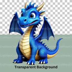 Dragons Clipart Bundle - CraftNest - Digital Crafting and Art