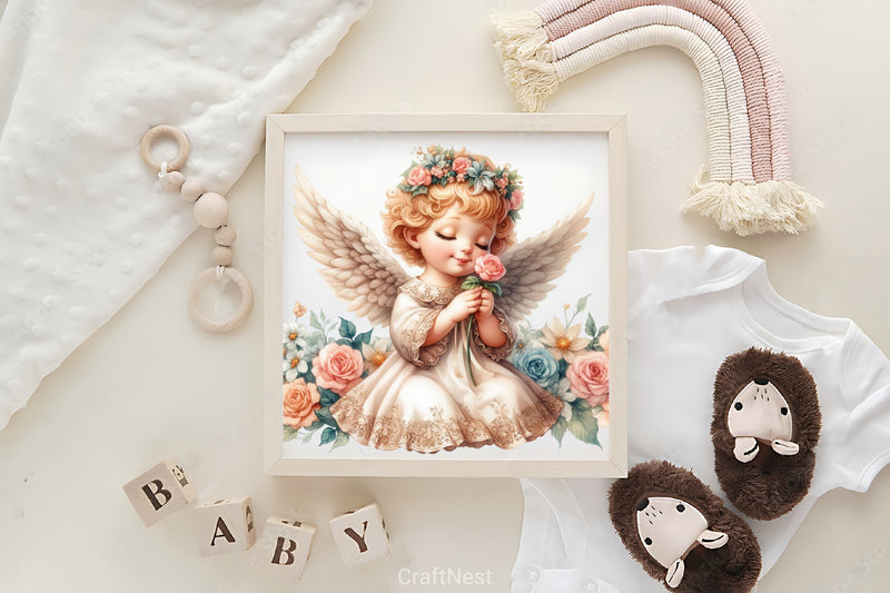 Victorian Angels Clipart Bundle - CraftNest - Digital Crafting and Art
