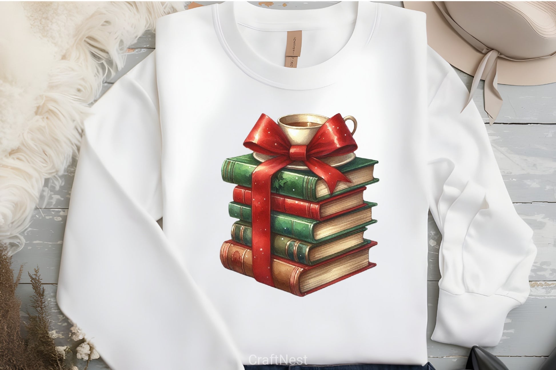 Christmas Book Set Clipart Bundle - CraftNest - Digital Crafting and Art