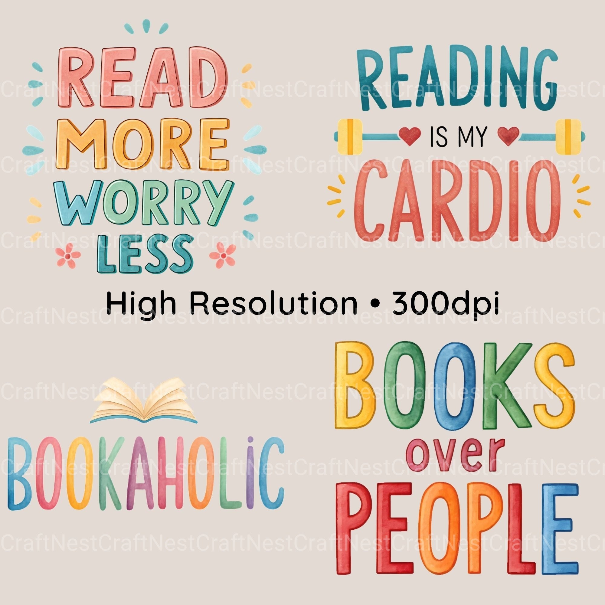 Book Shirt Designs Clipart Bundle - CraftNest - Digital Crafting and Art