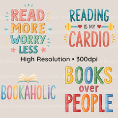 Book Shirt Designs Clipart Bundle - CraftNest - Digital Crafting and Art