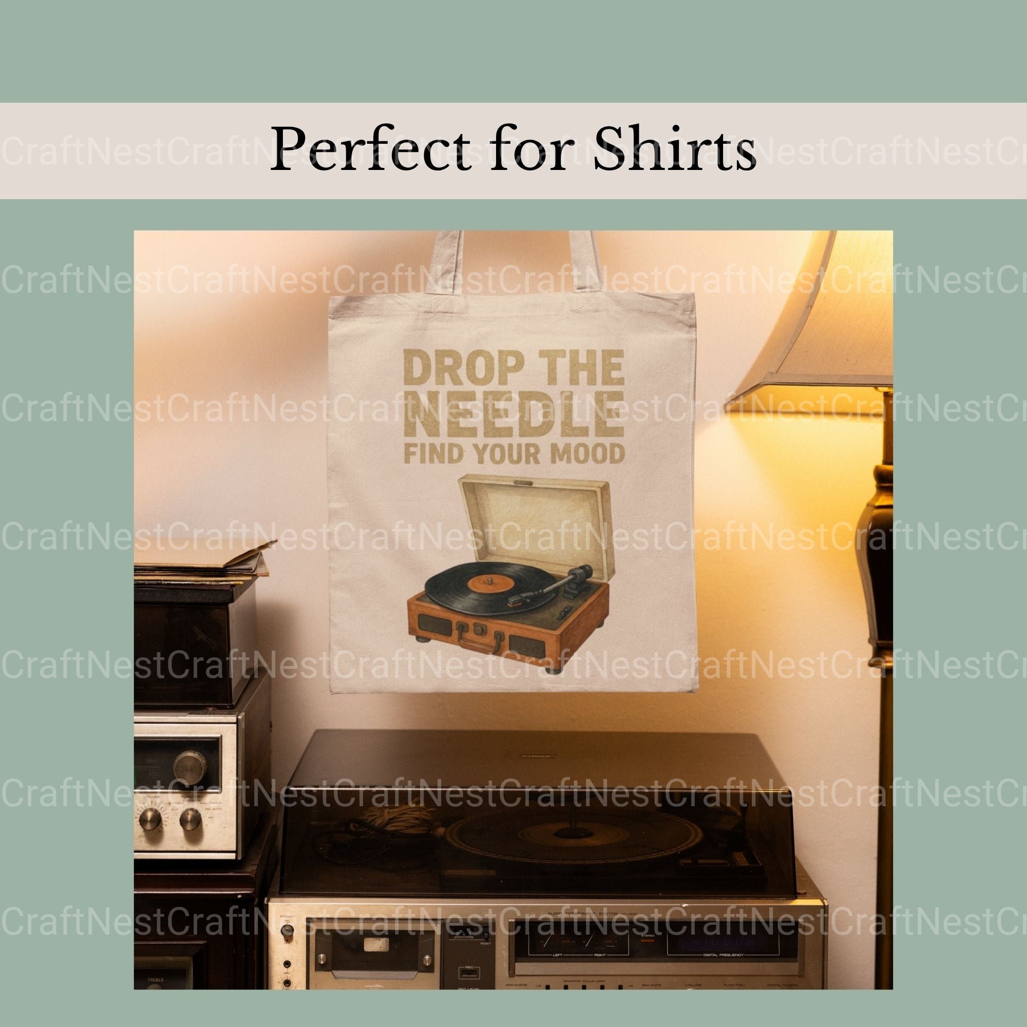 Drop The Needle Find Your Mood Clipart Bundle - CraftNest - Digital Crafting and Art