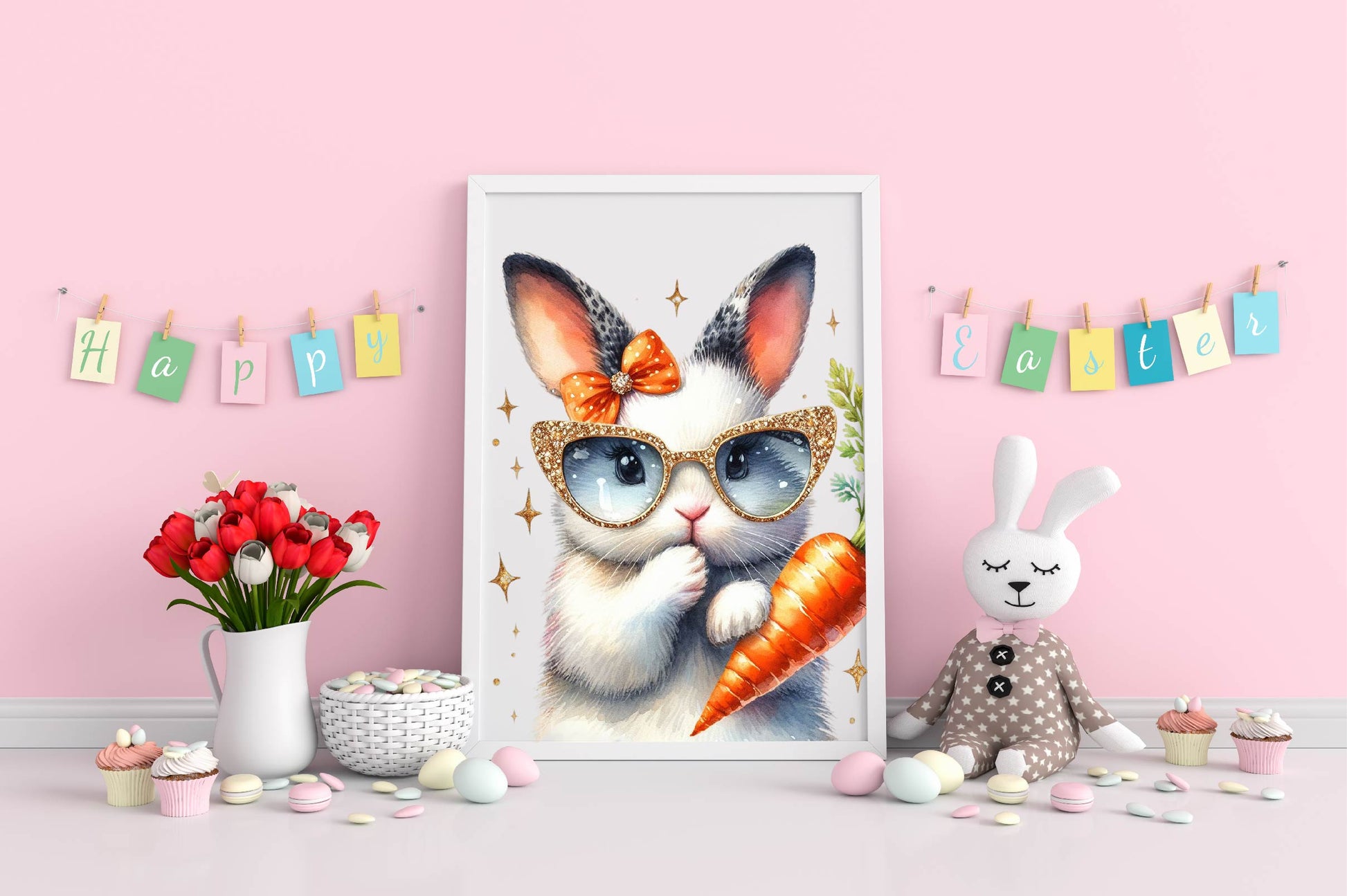 Easter Bunny Clipart Bundle 8 - CraftNest - Digital Crafting and Art