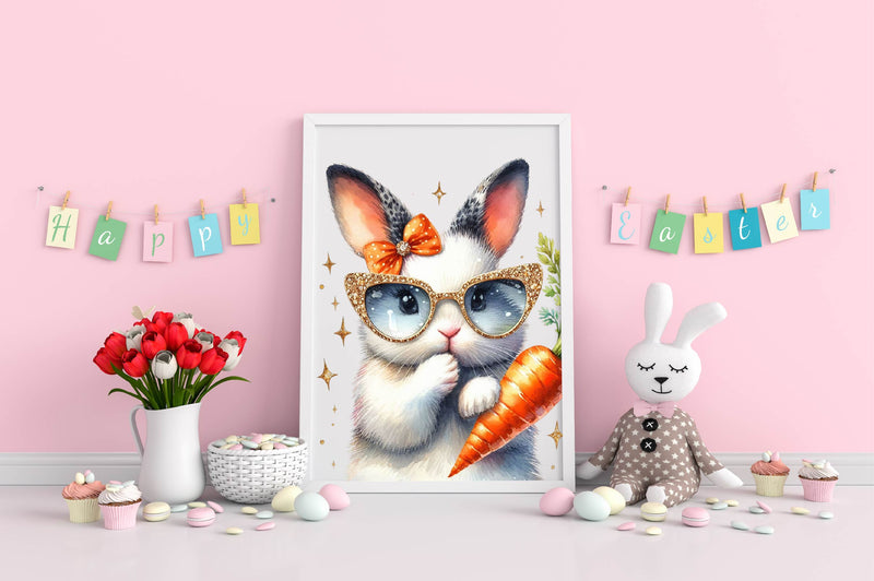 Easter Bunny Clipart Bundle 8 - CraftNest - Digital Crafting and Art