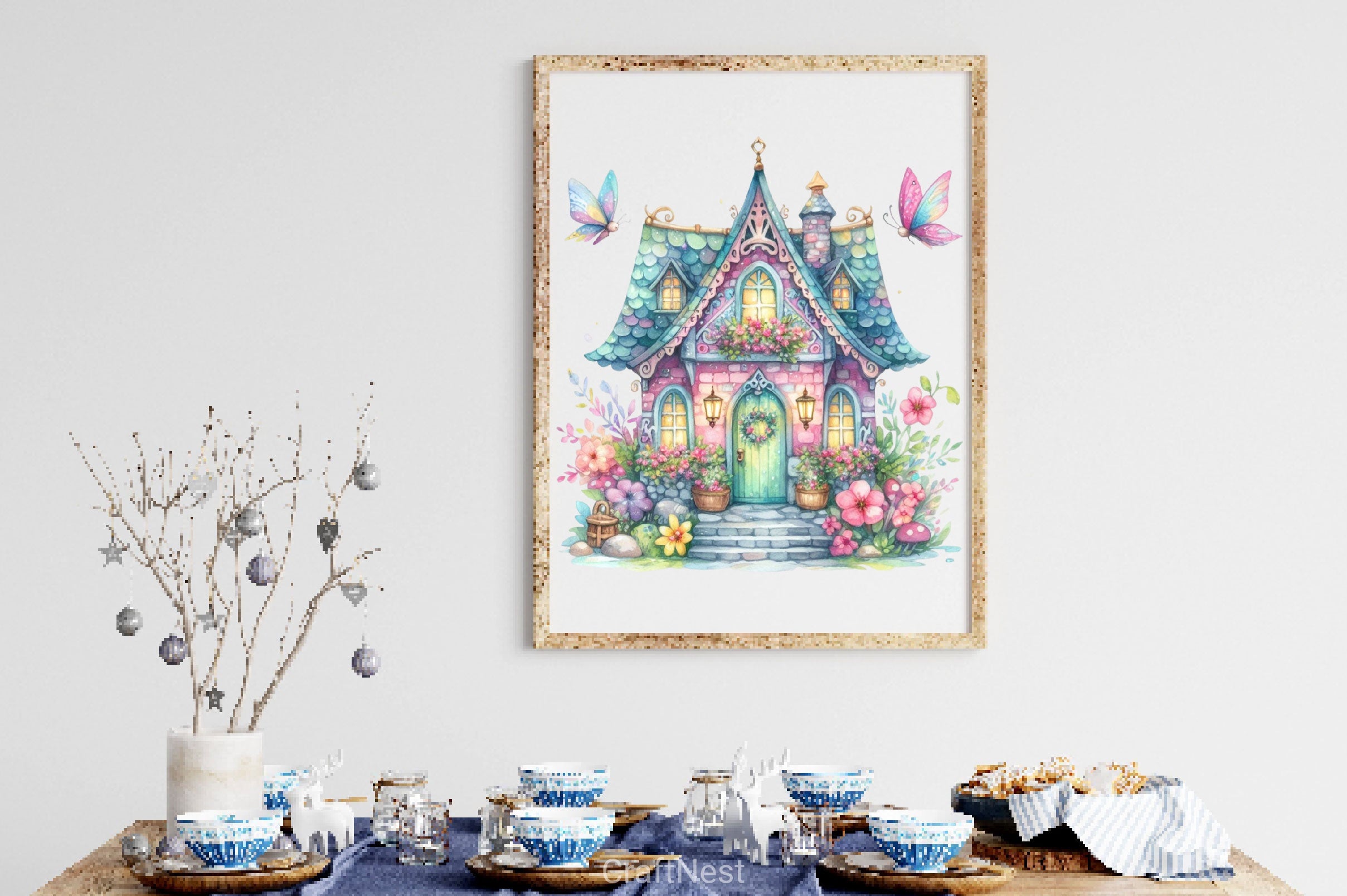 Fairy House Clipart Bundle 2 - CraftNest - Digital Crafting and Art