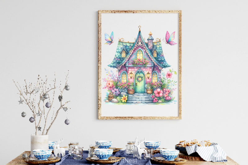 Fairy House Clipart Bundle 2 - CraftNest - Digital Crafting and Art