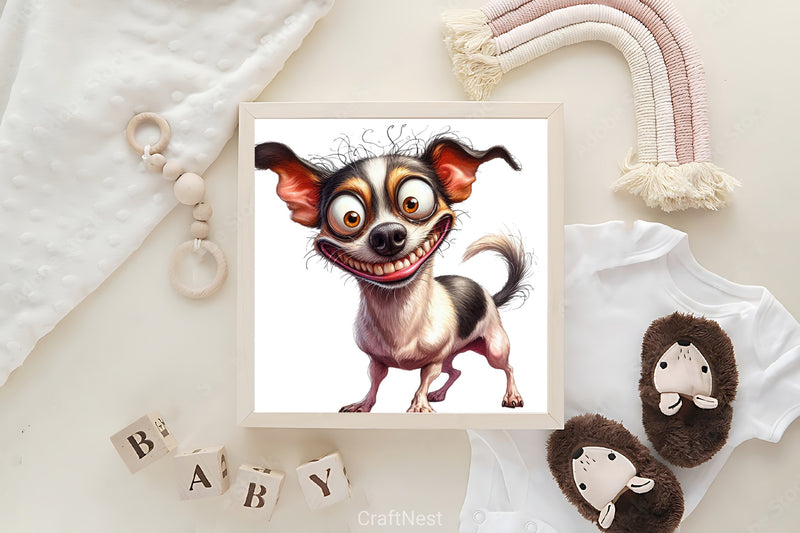 Funny Crazy Dog Clipart Bundle - CraftNest - Digital Crafting and Art