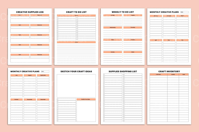 Craft Business Organizer for Efficient Management - CraftNest - Digital Crafting and Art