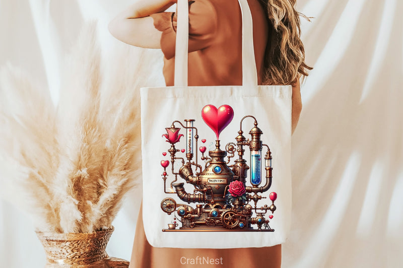 Valentine Steampunk Clipart Bundle - CraftNest - Digital Crafting and Art