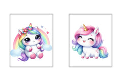 Baby Unicorn Clipart Bundle - CraftNest - Digital Crafting and Art