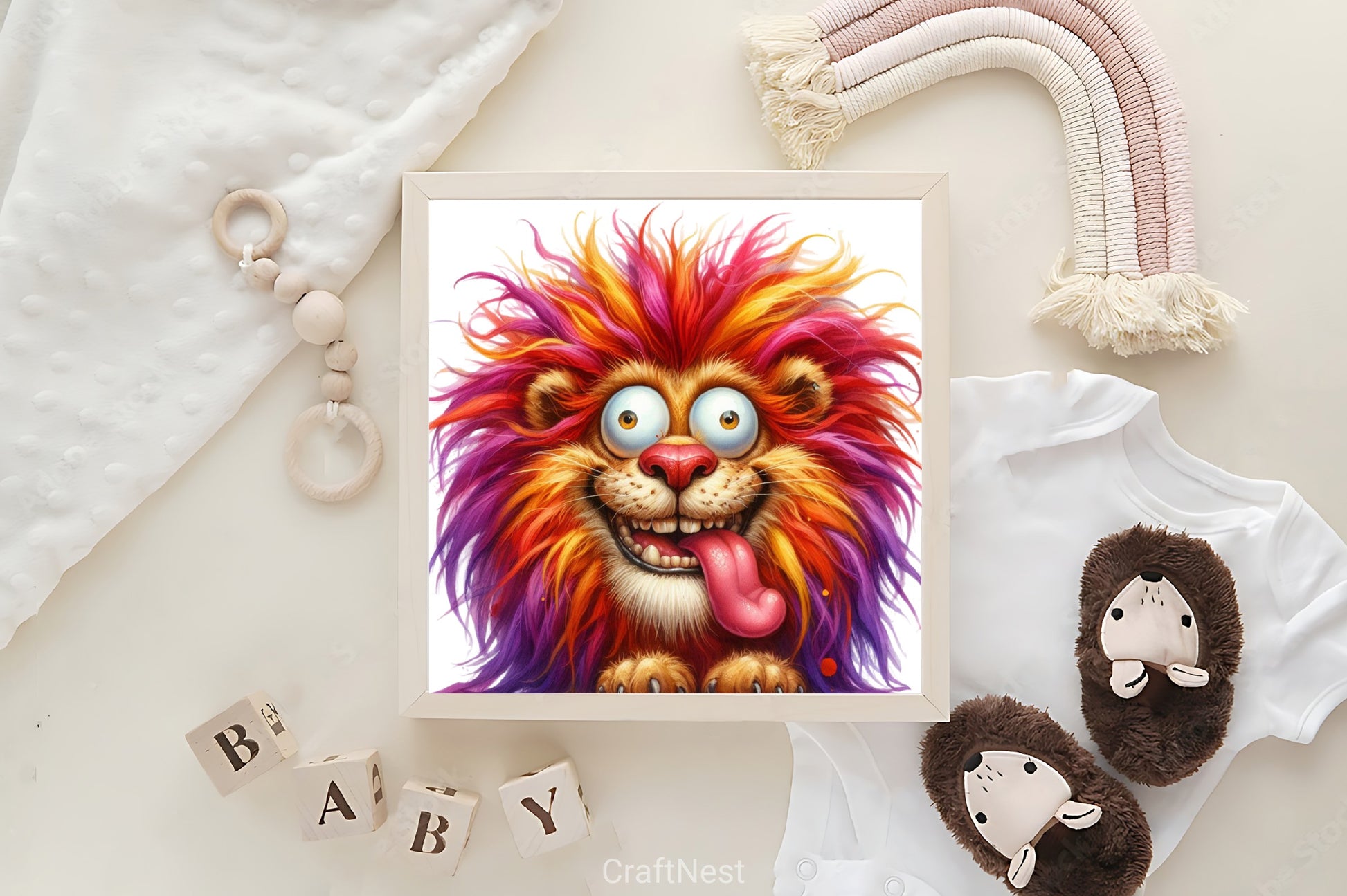 Funny Crazy Lion Clipart Bundle - CraftNest - Digital Crafting and Art