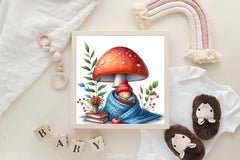 Cozy Mushroom Clipart Bundle - CraftNest - Digital Crafting and Art