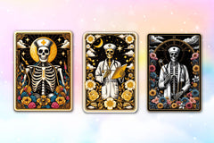 Nurse Funny Tarot Card Skeleton Clipart Bundle - CraftNest - Digital Crafting and Art
