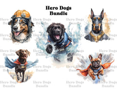 Hero Dogs Clipart - CraftNest