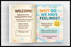 My Feelings Book for Kids - CraftNest - Digital Crafting and Art