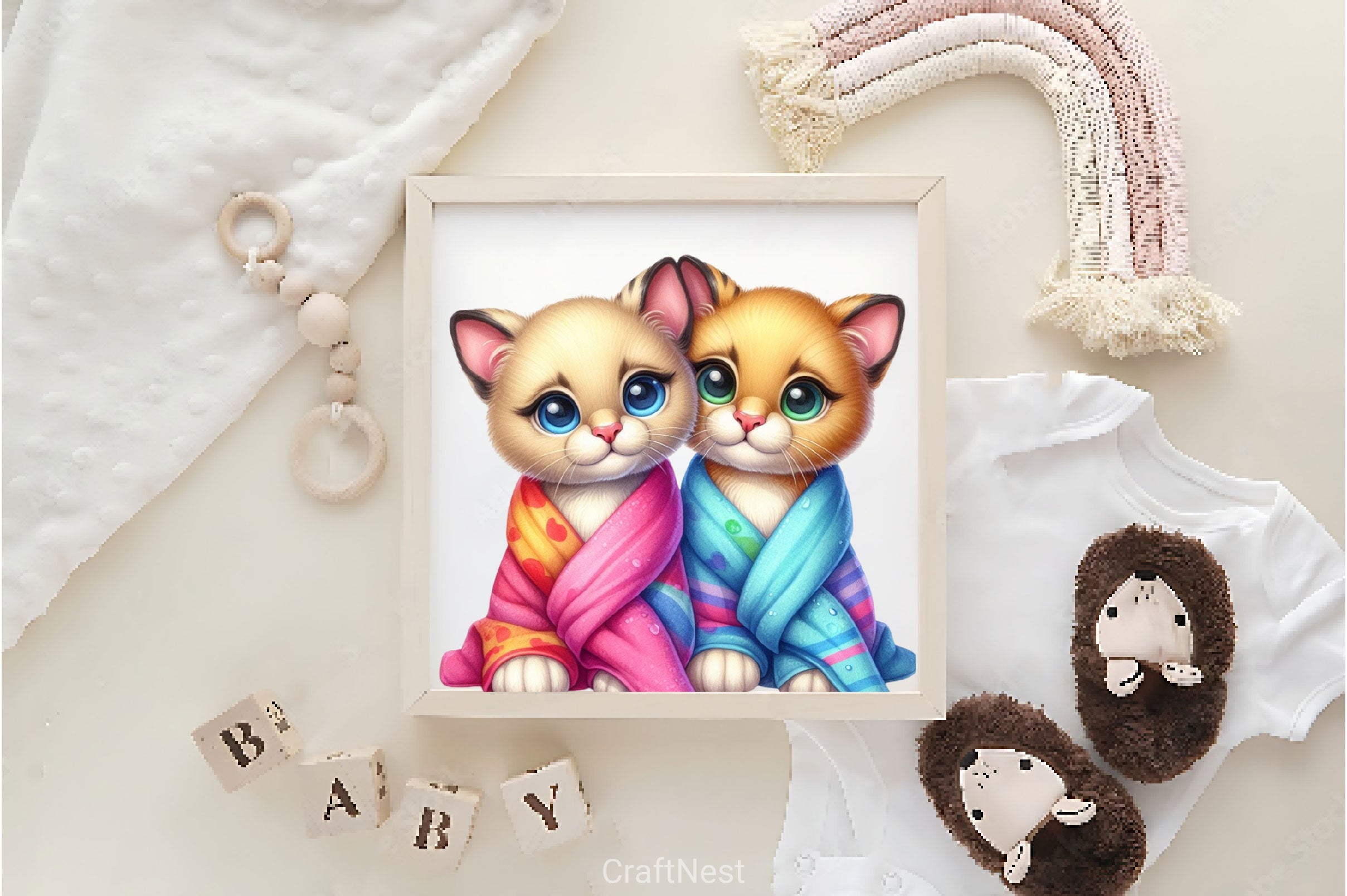 Couple Cat Clipart Bundle - CraftNest - Digital Crafting and Art