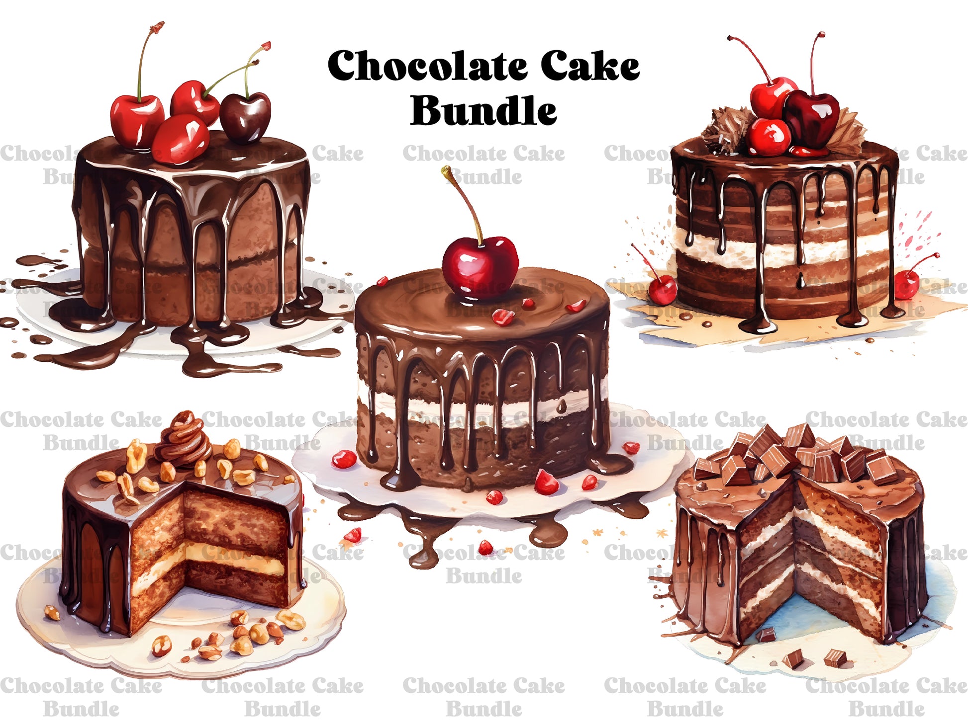 Chocolate Cake Clipart - CraftNest