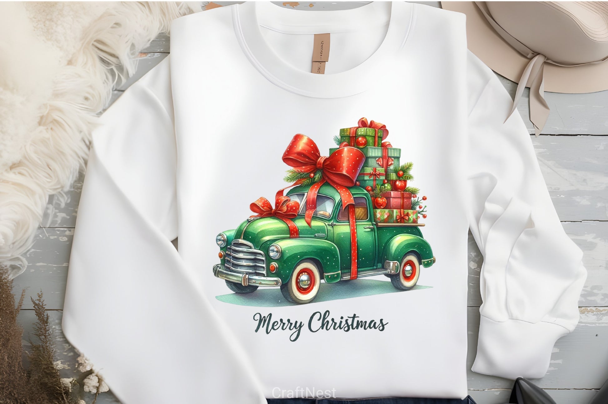 Christmas Car Gifts Clipart Bundle - CraftNest - Digital Crafting and Art