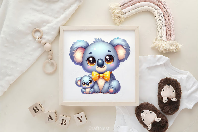 Mama And Baby Animals Clipart Bundle - CraftNest - Digital Crafting and Art