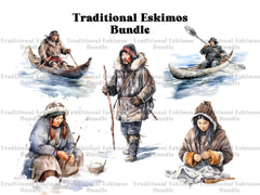 Traditional Eskimo Clipart - CraftNest